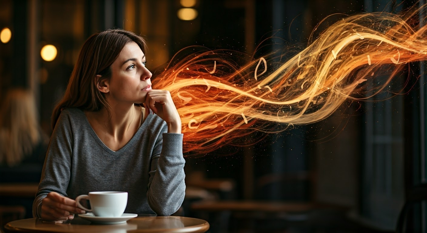 Person contemplating relationships